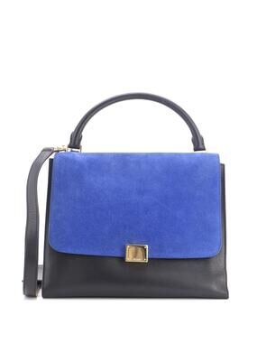 Celine Tricolor Trapeze Bag Suede #333488C63B